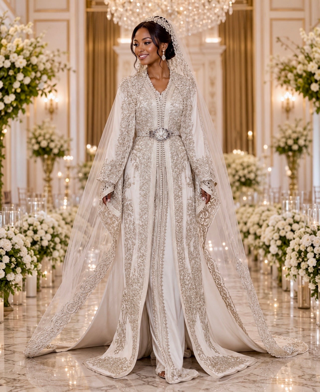 moroccan wedding dress Noor Bridal Takchita