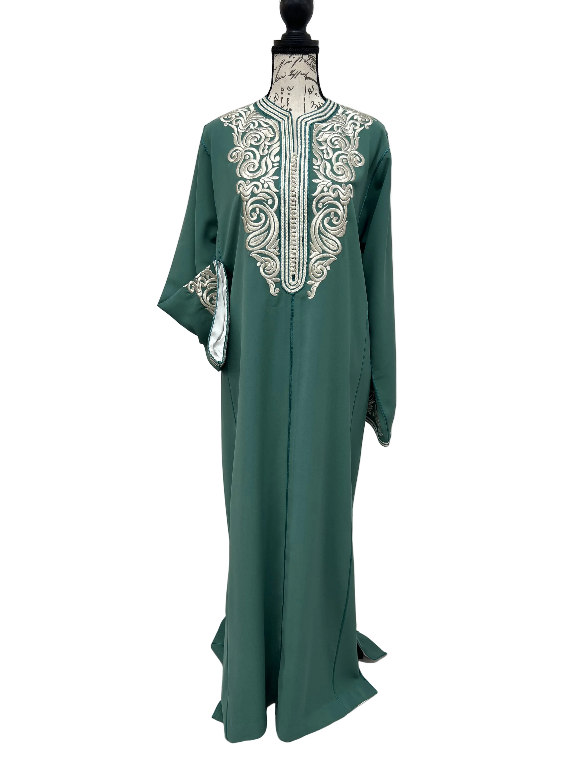 Soft Teal Caftan