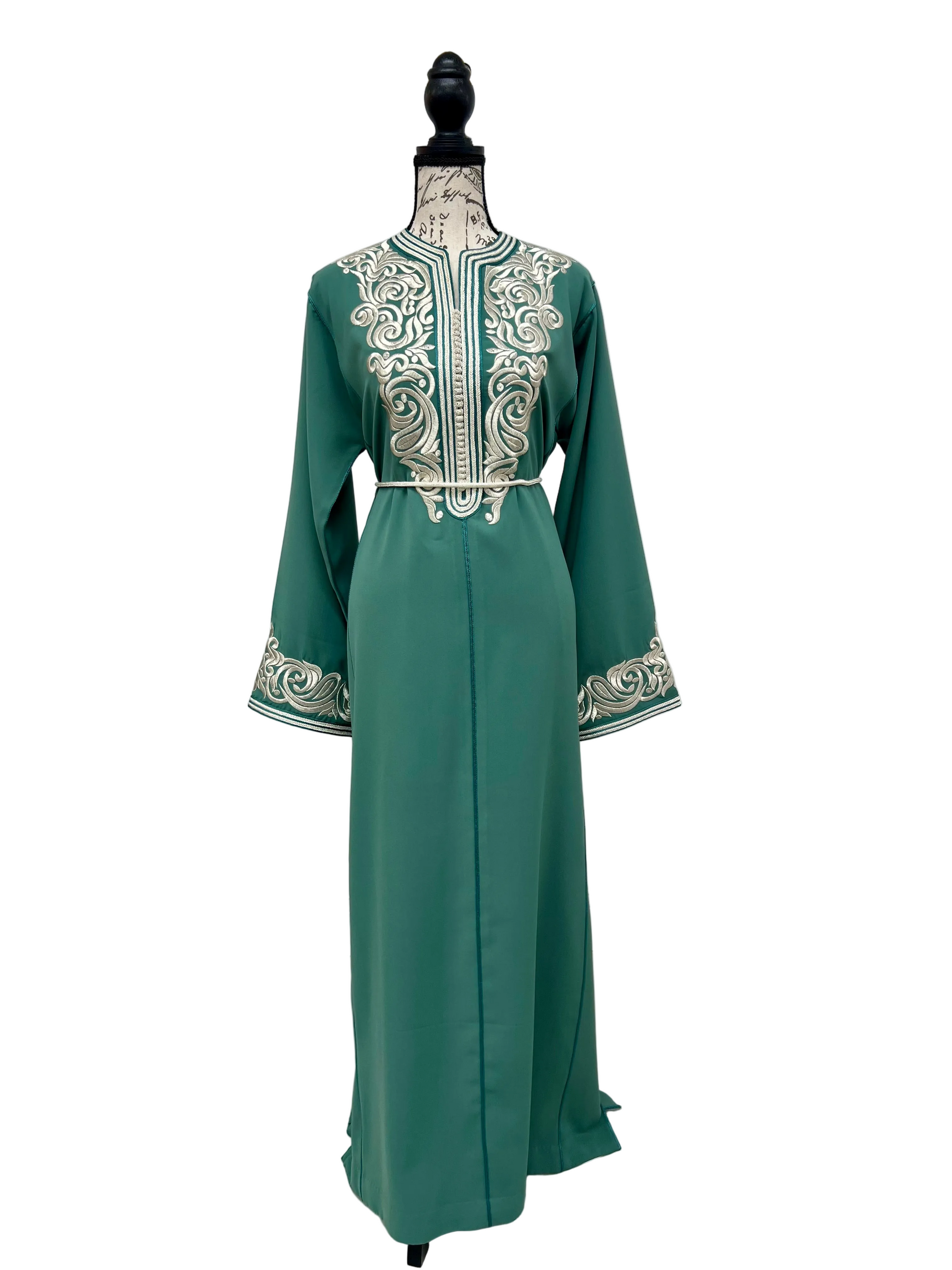 Soft Teal Caftan