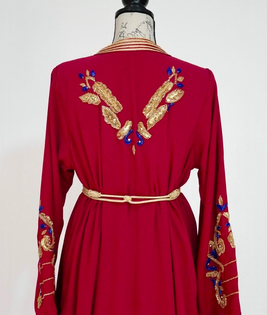 Royal Red caftan