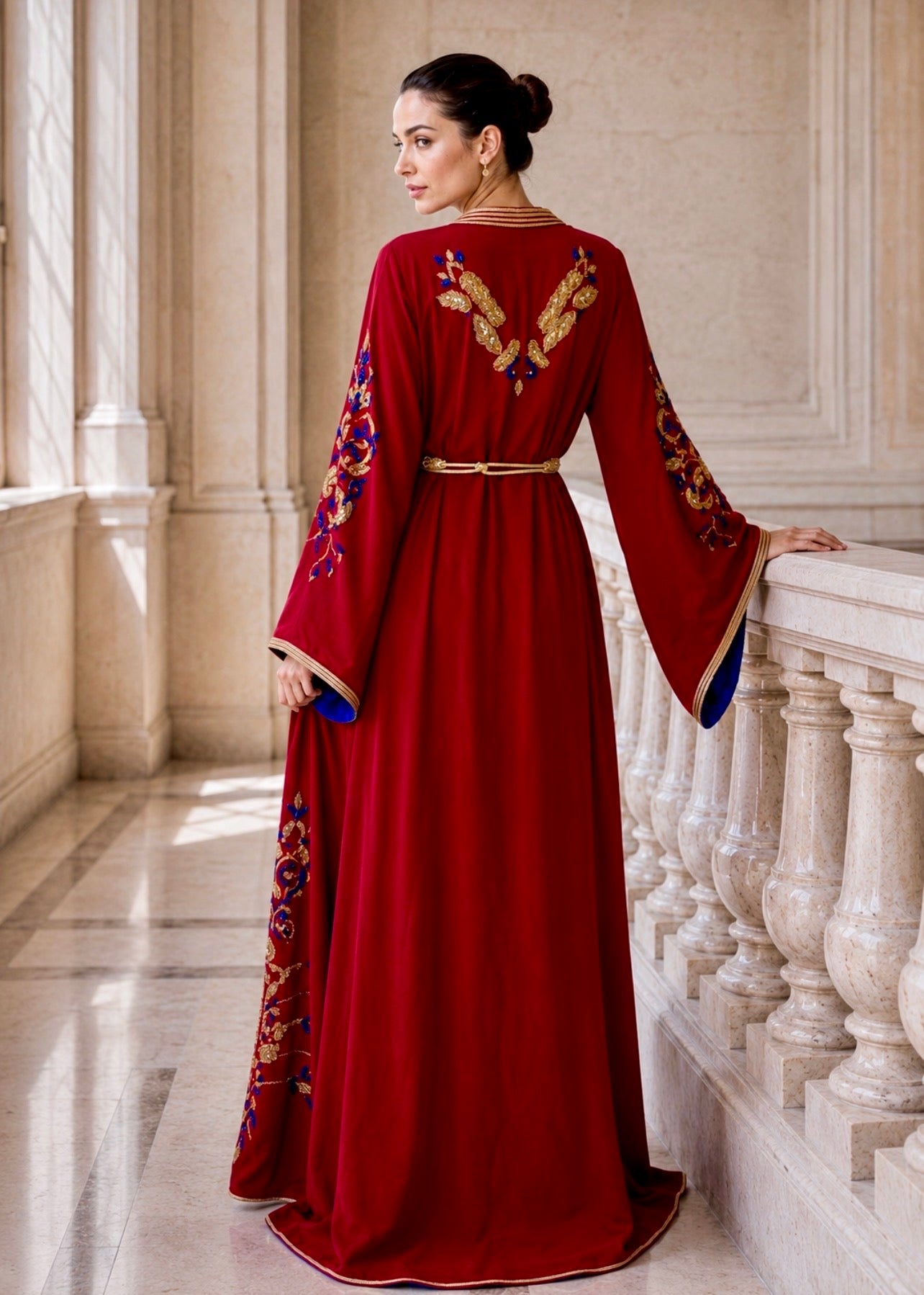 Royal Red caftan