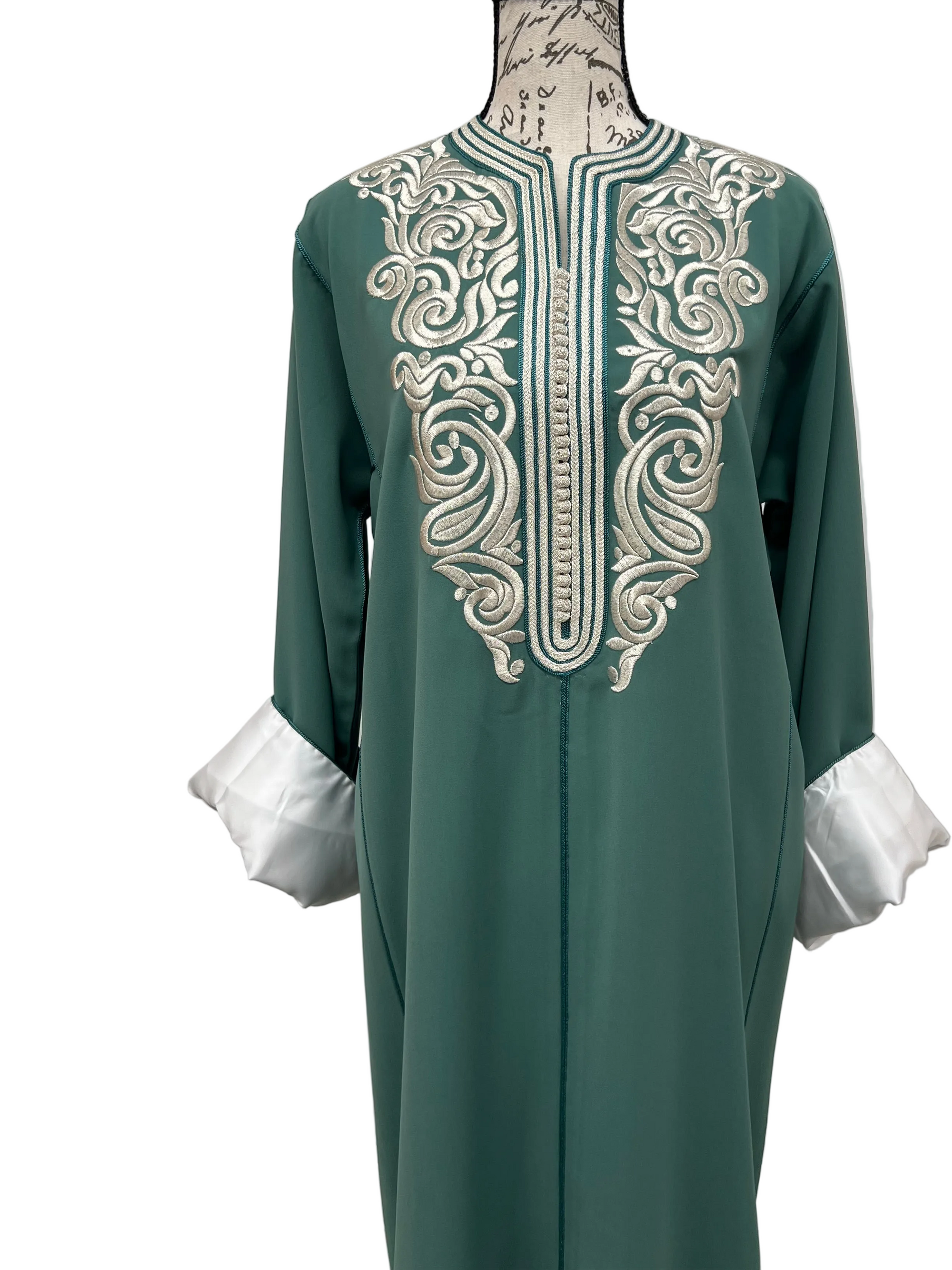 Soft Teal Caftan