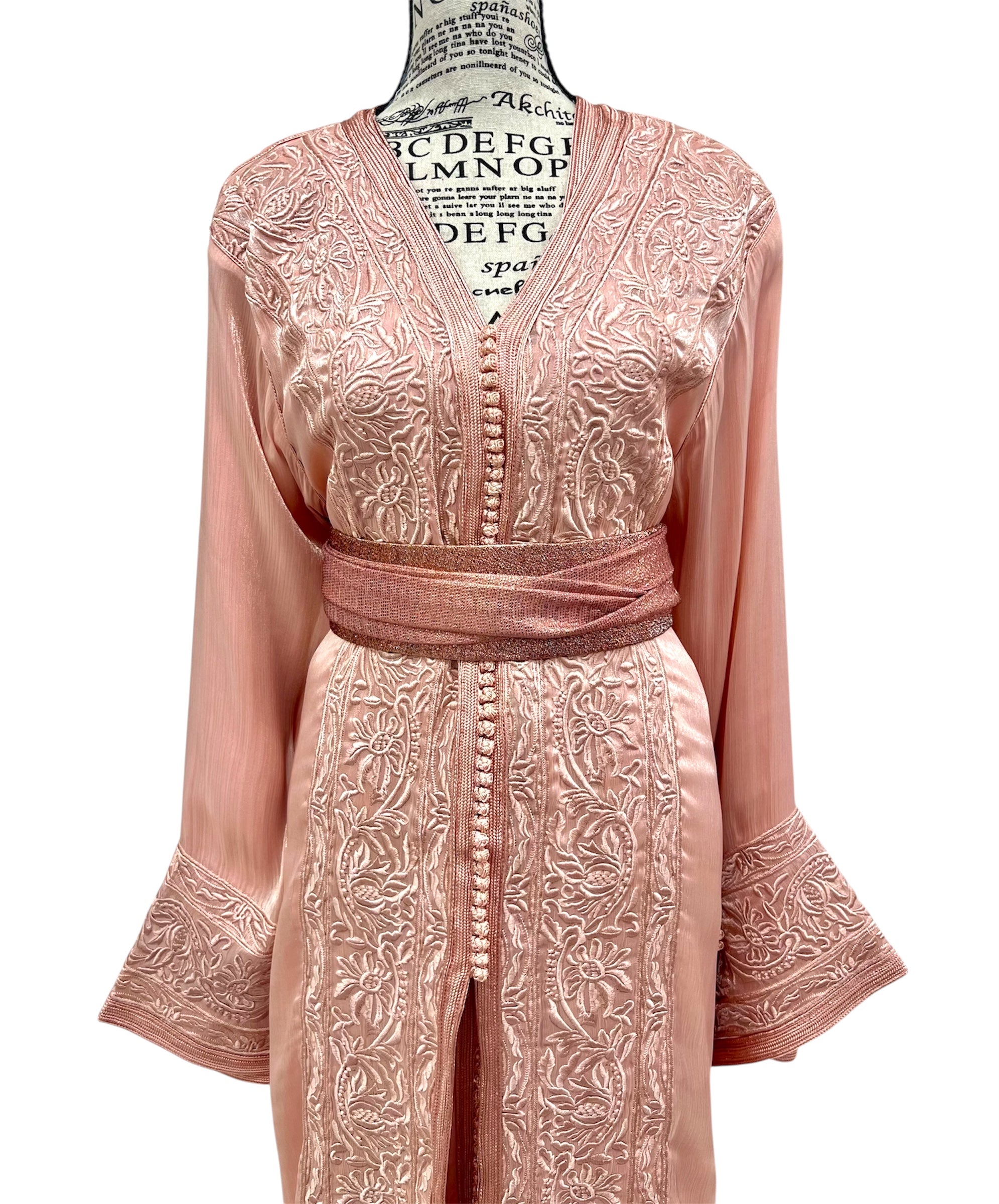 Blush Two-Piece Takchita in Organza