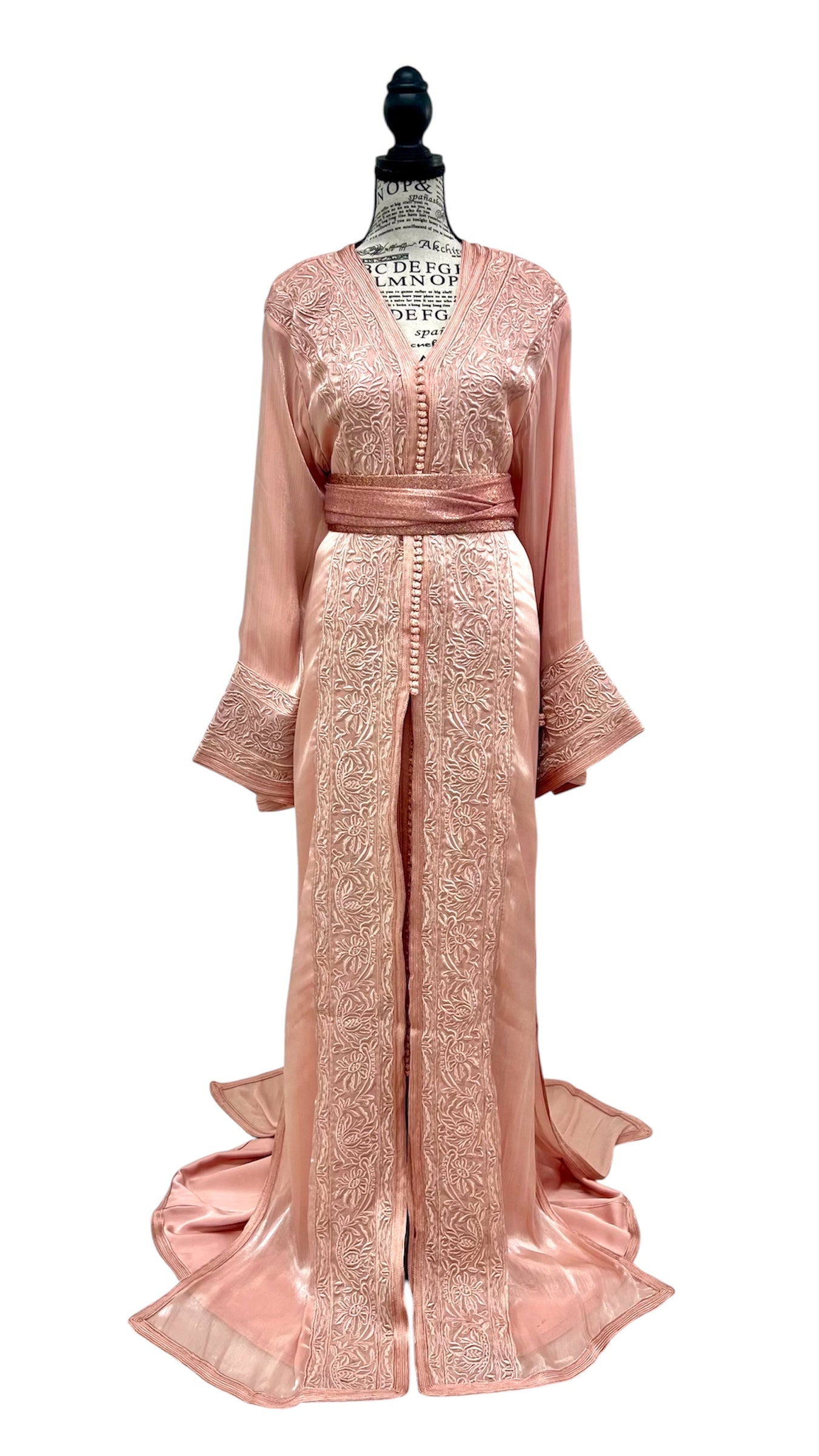 Blush Two-Piece Takchita in Organza