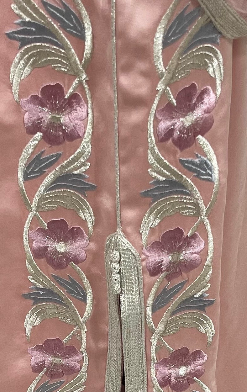 Two Looks in One- Pink
 Tulle Caftan